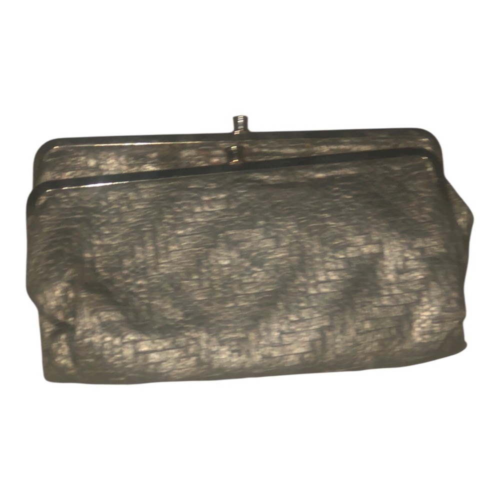 Elegant Silver Clutch Bag